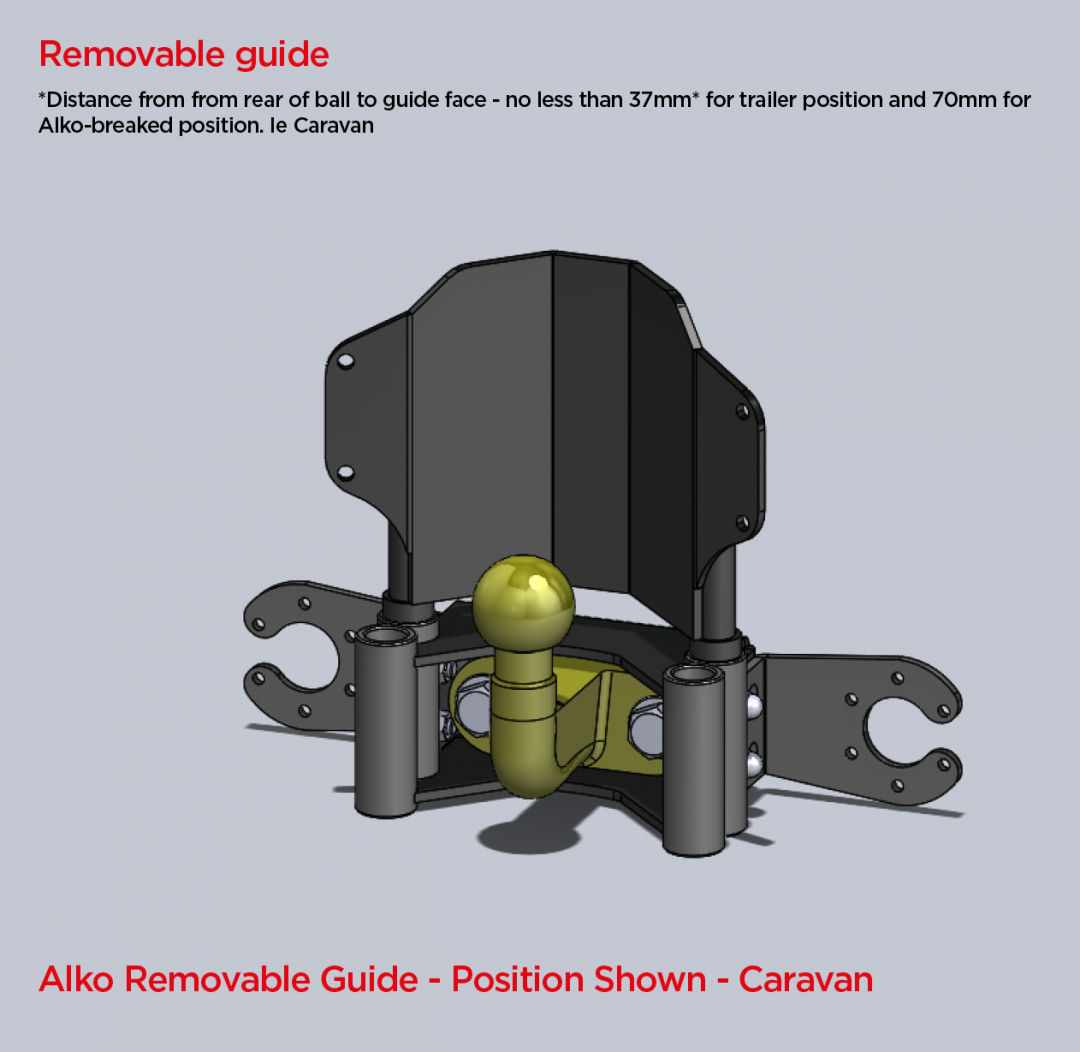 Alko Double Removable Guide Quick Hitch Systems